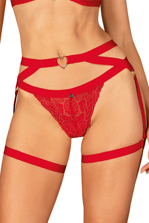 Akcesoria erotyczne uprząż Obsessive Elianes harness czerwony